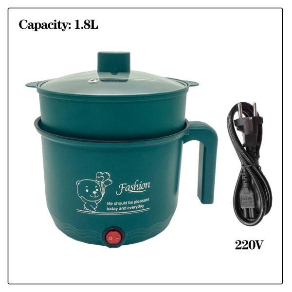 Multi-Function Electric Steaming Pot, Rice & Vegetable Cooker 1.8 Lt