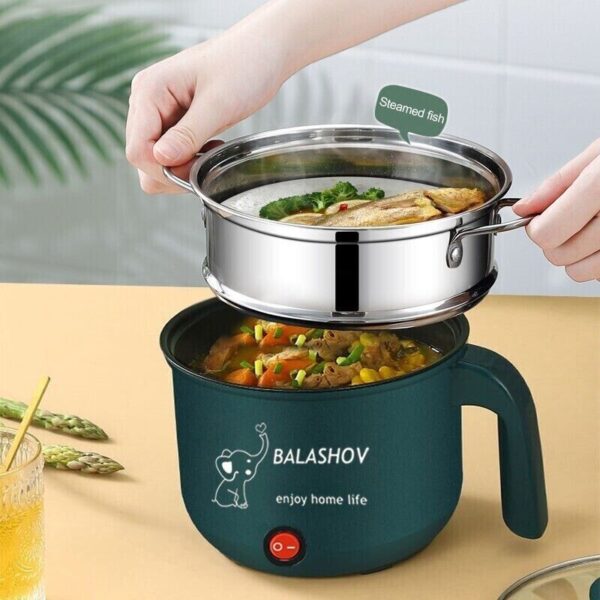 Multi-Function Electric Steaming Pot, Rice & Vegetable Cooker 1.8 Lt