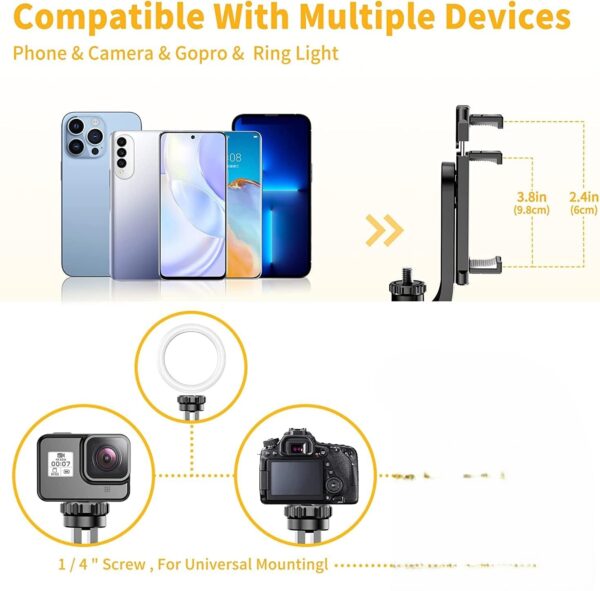 Long Video Stand Cum Selfie Stick Tripod with Remote