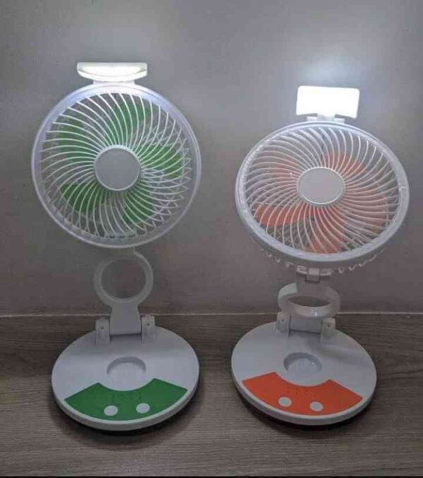 Portable Rechargeable Folding Fan With Light ZT-329