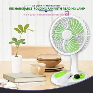 Portable Rechargeable Folding Fan With Light
